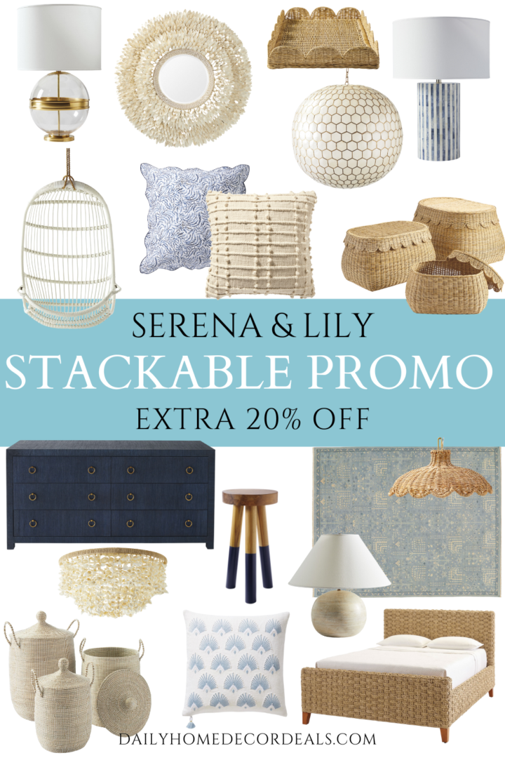 October 2022 Stackable Promo Code for Serena & Lily (includes clearance