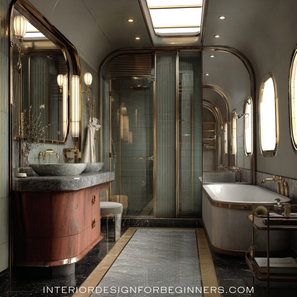 Art Deco Interior Design Bathroom