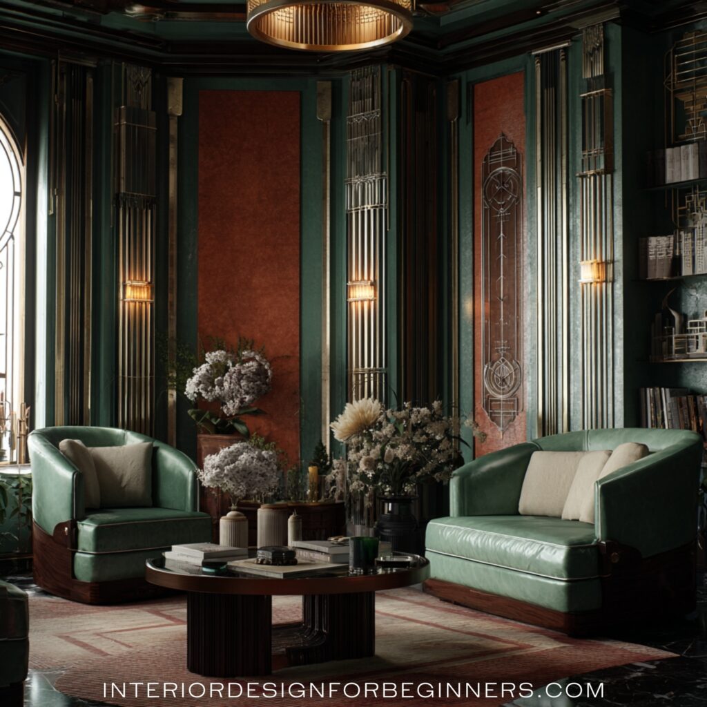 Art Deco Interior Design Living Room