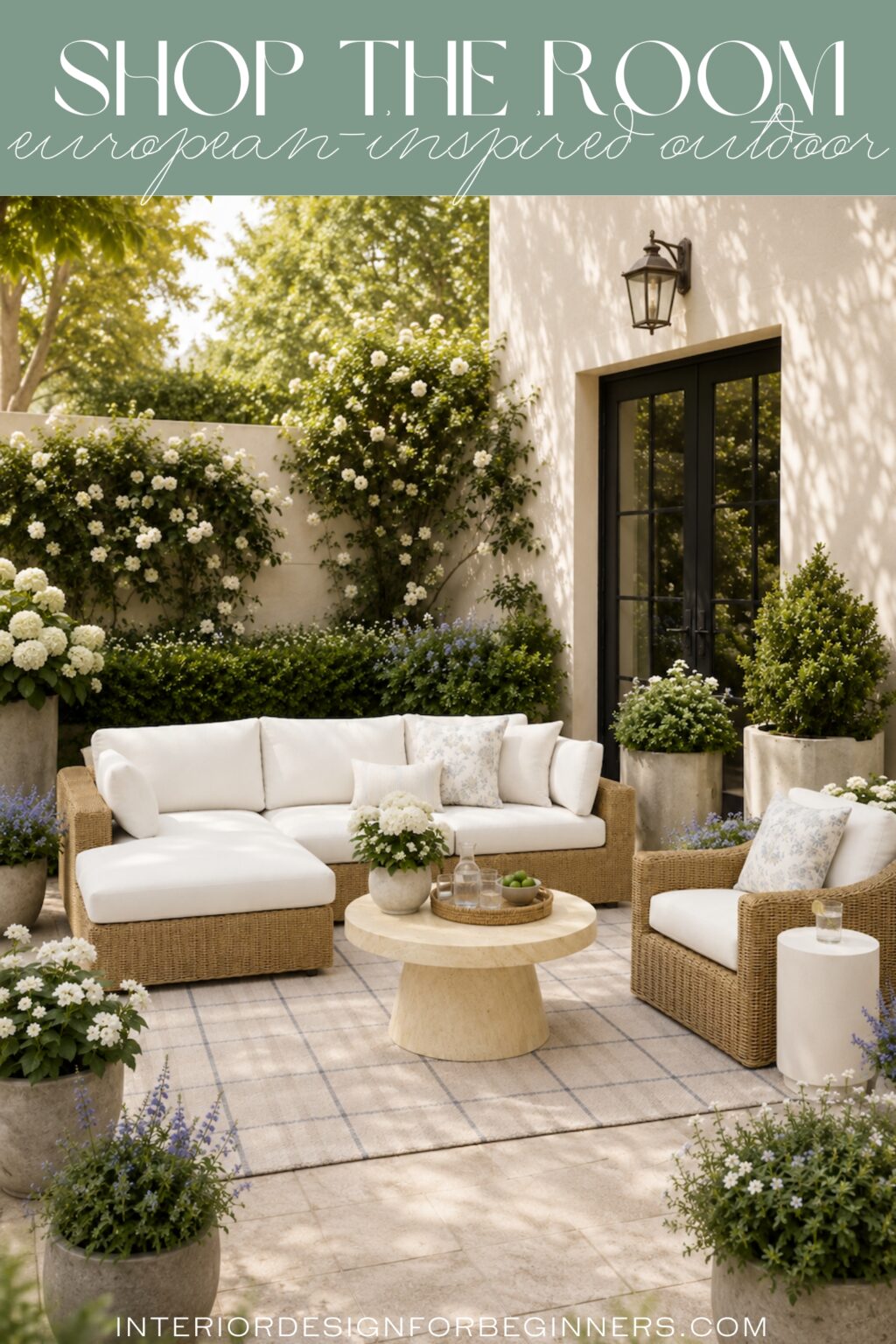 Shop The Room European-Inspired Outdoor Furniture