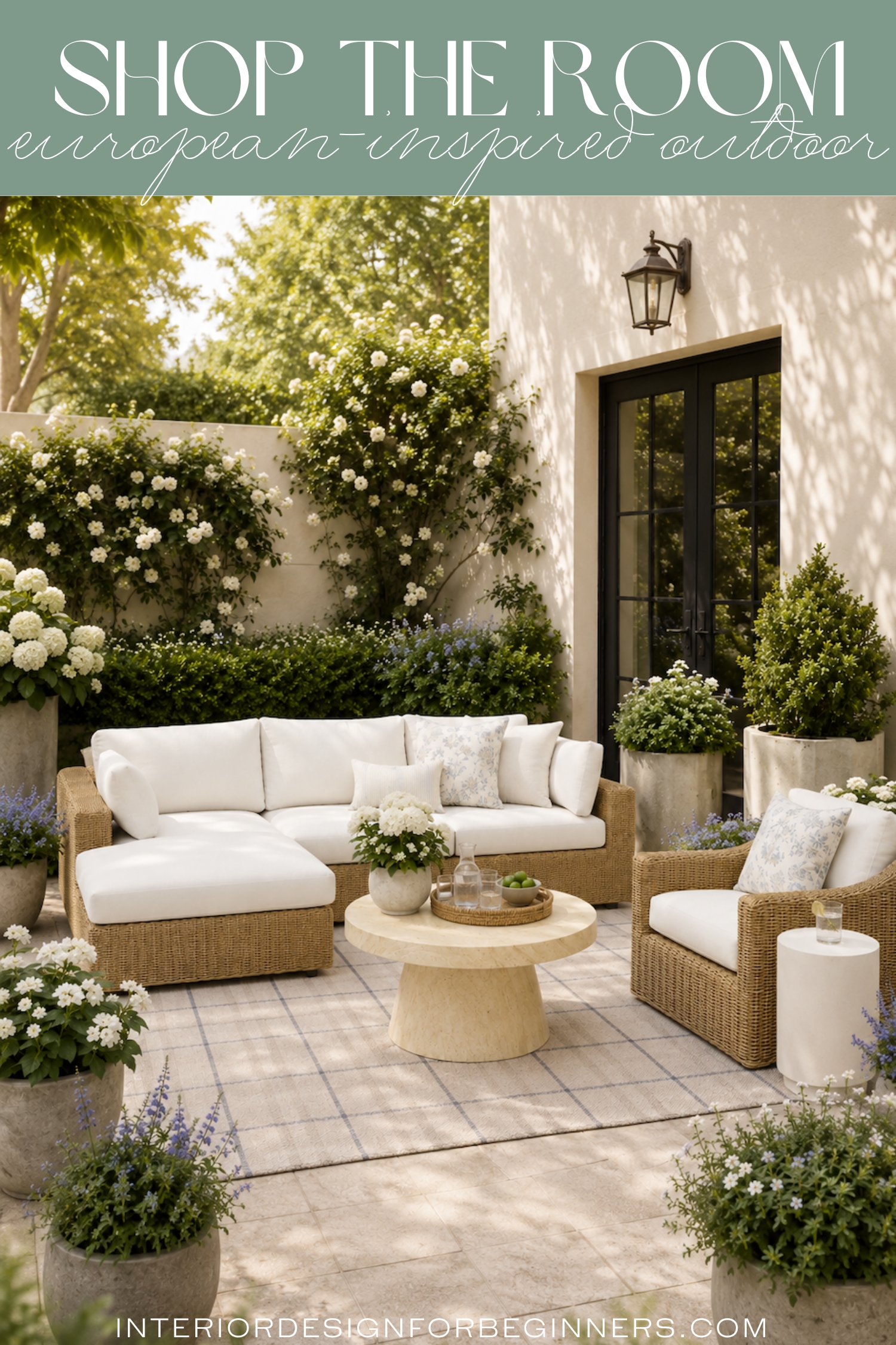 Shop The Room European-Inspired Outdoor Furniture
