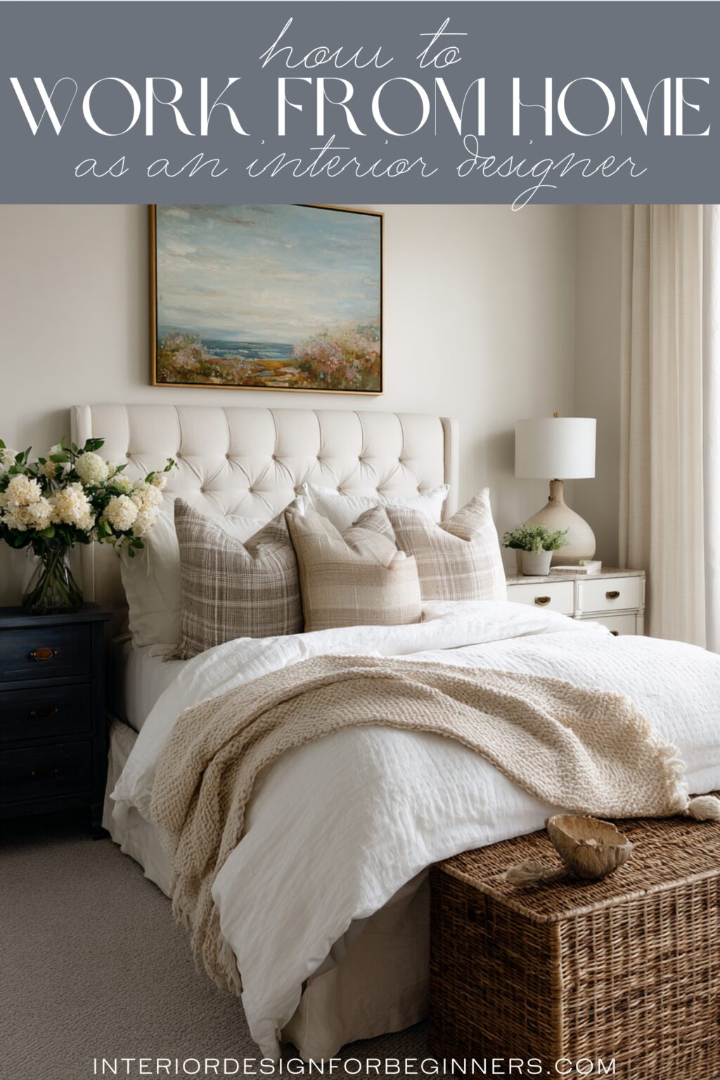 how to work from home as an interior designer