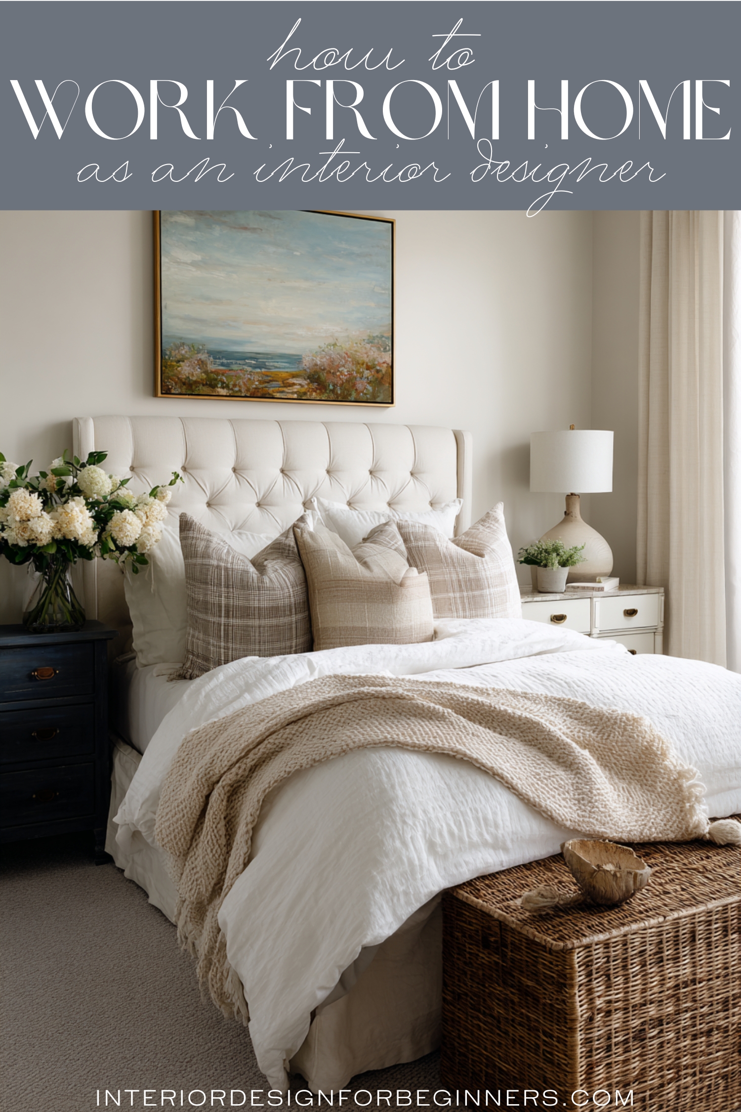 how to work from home as an interior designer