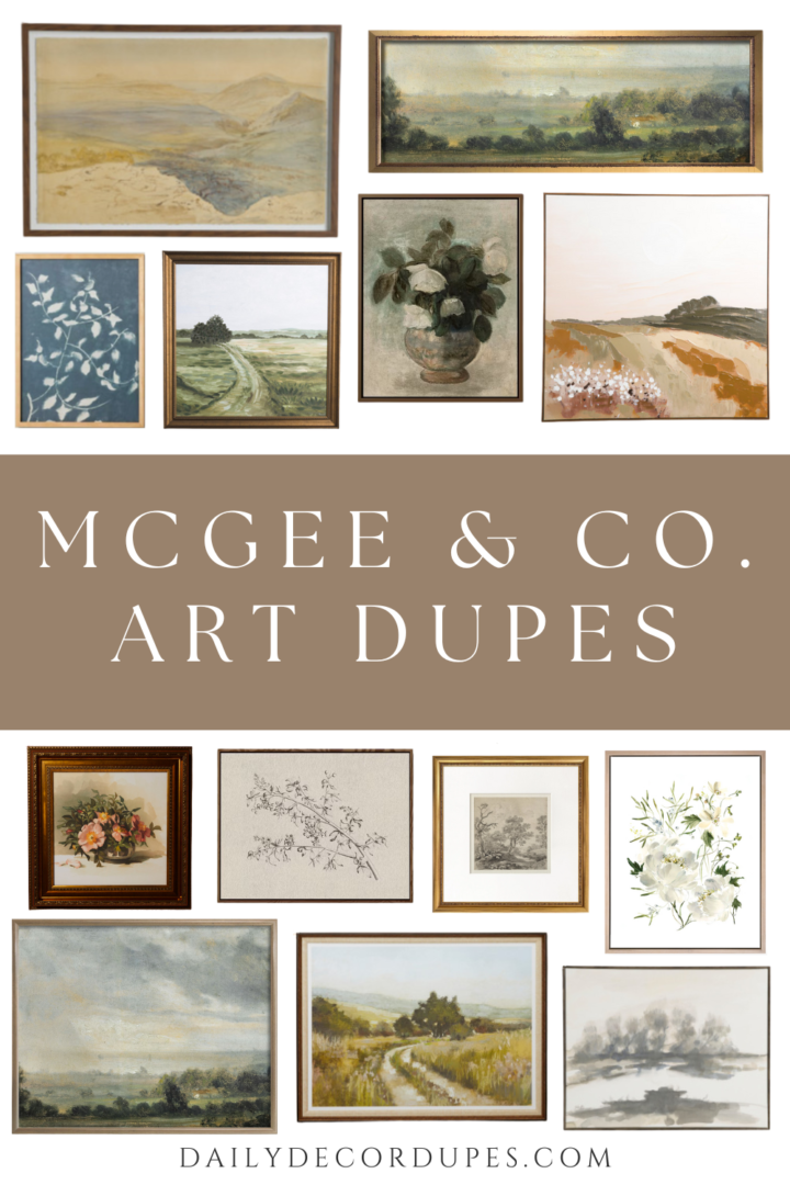 McGee & Co. Artwork Dupes - Interior Design for Beginners