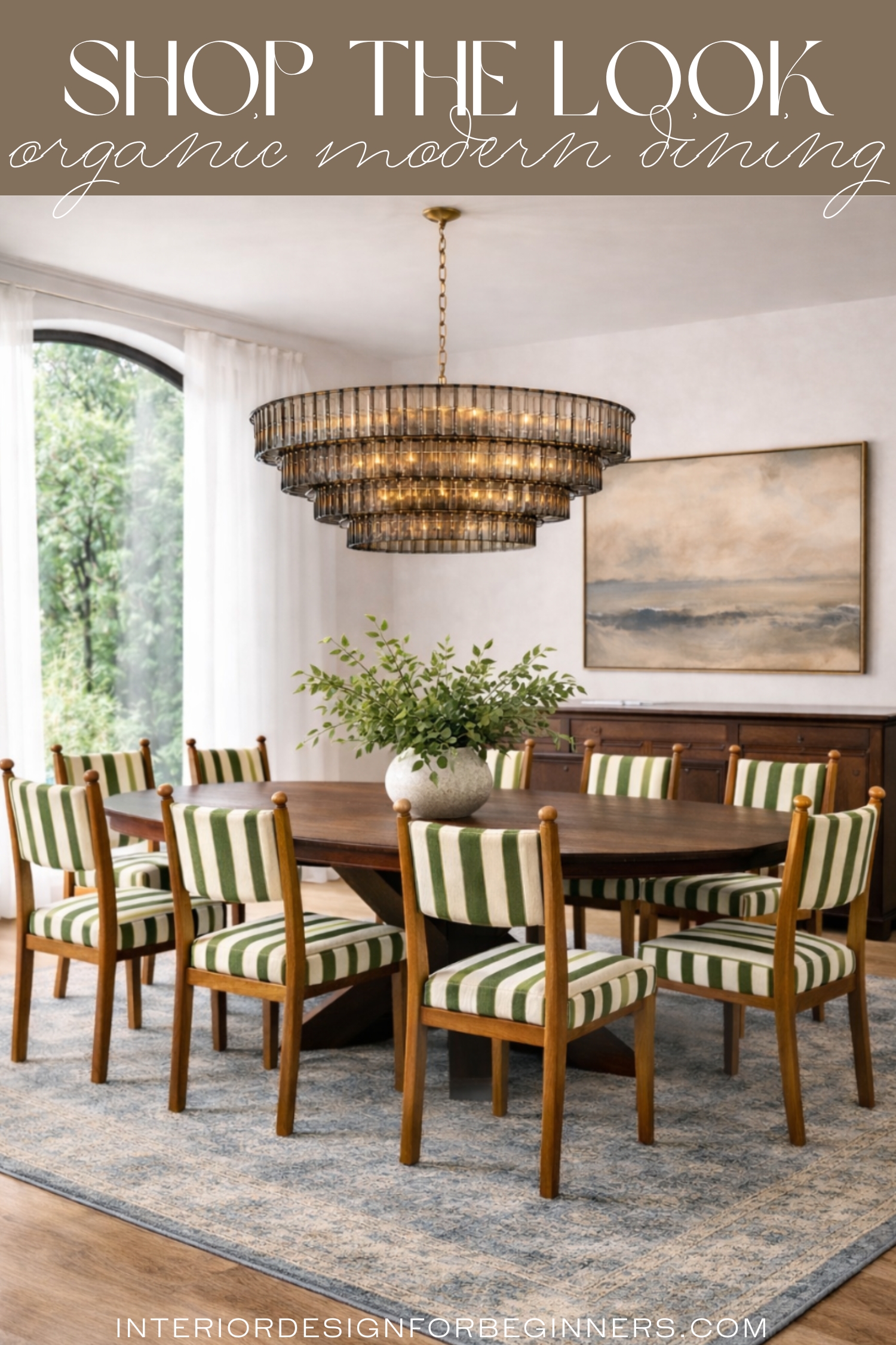 shop the look organic mordern dining room