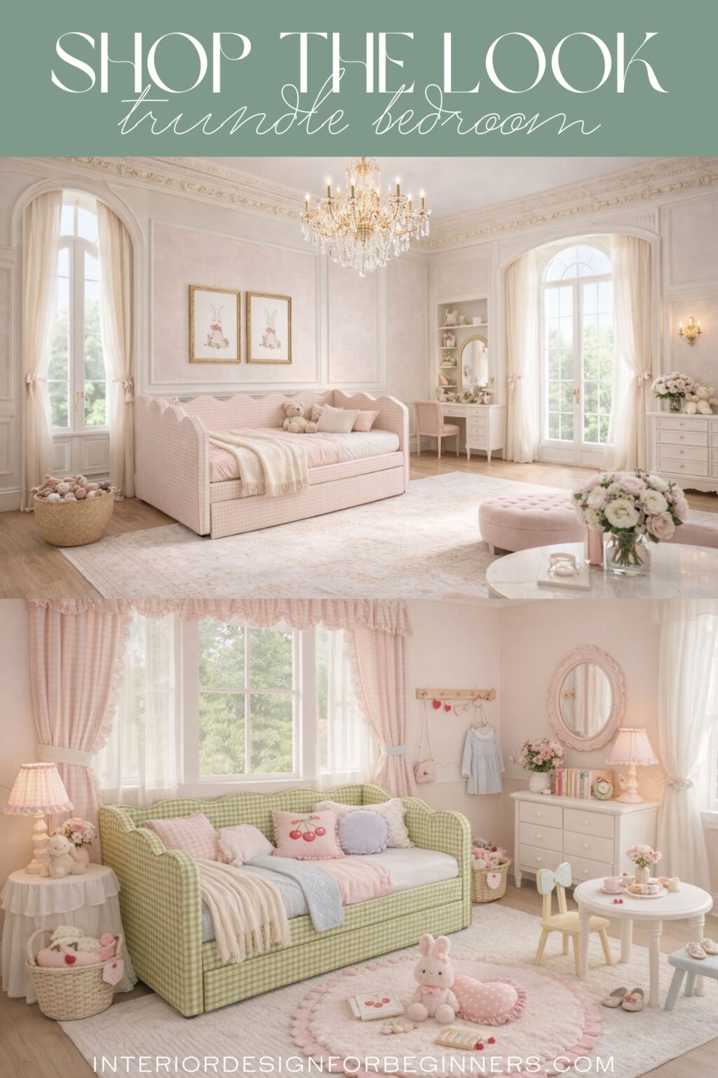 trundle bedroom for girls (2)